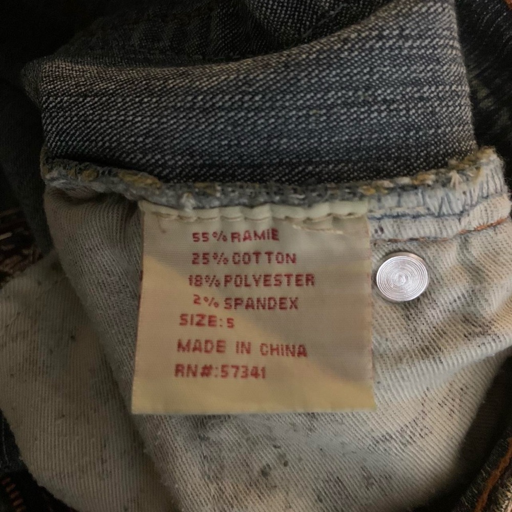 FLARE LOW RISE JEANS - Picture 7 of 7